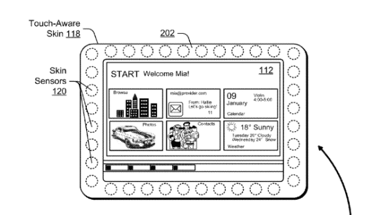 Patent Microsoft Hand3