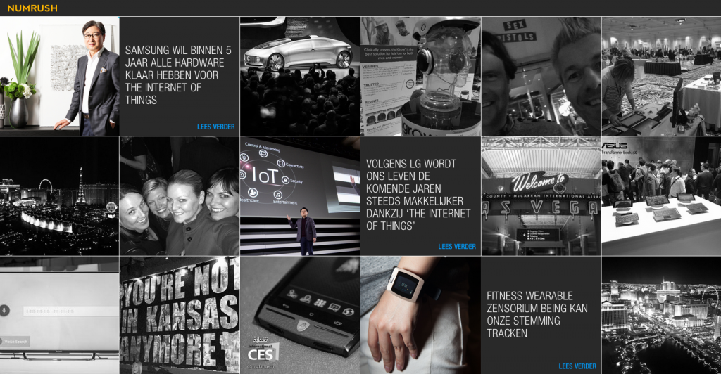 CES 2015 Numrush Event Wall