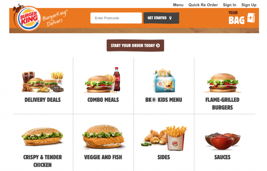 burger king bezorgdienst