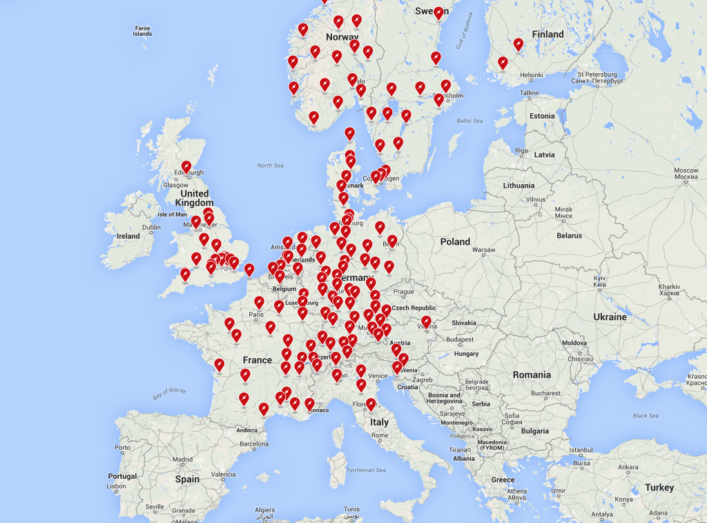 tesla snelladers europa