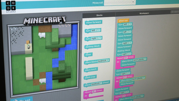 Hour of Code in Minecraft