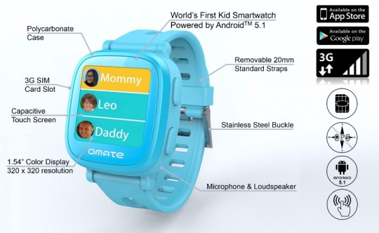 Omate Wherecom K3 smartwatch