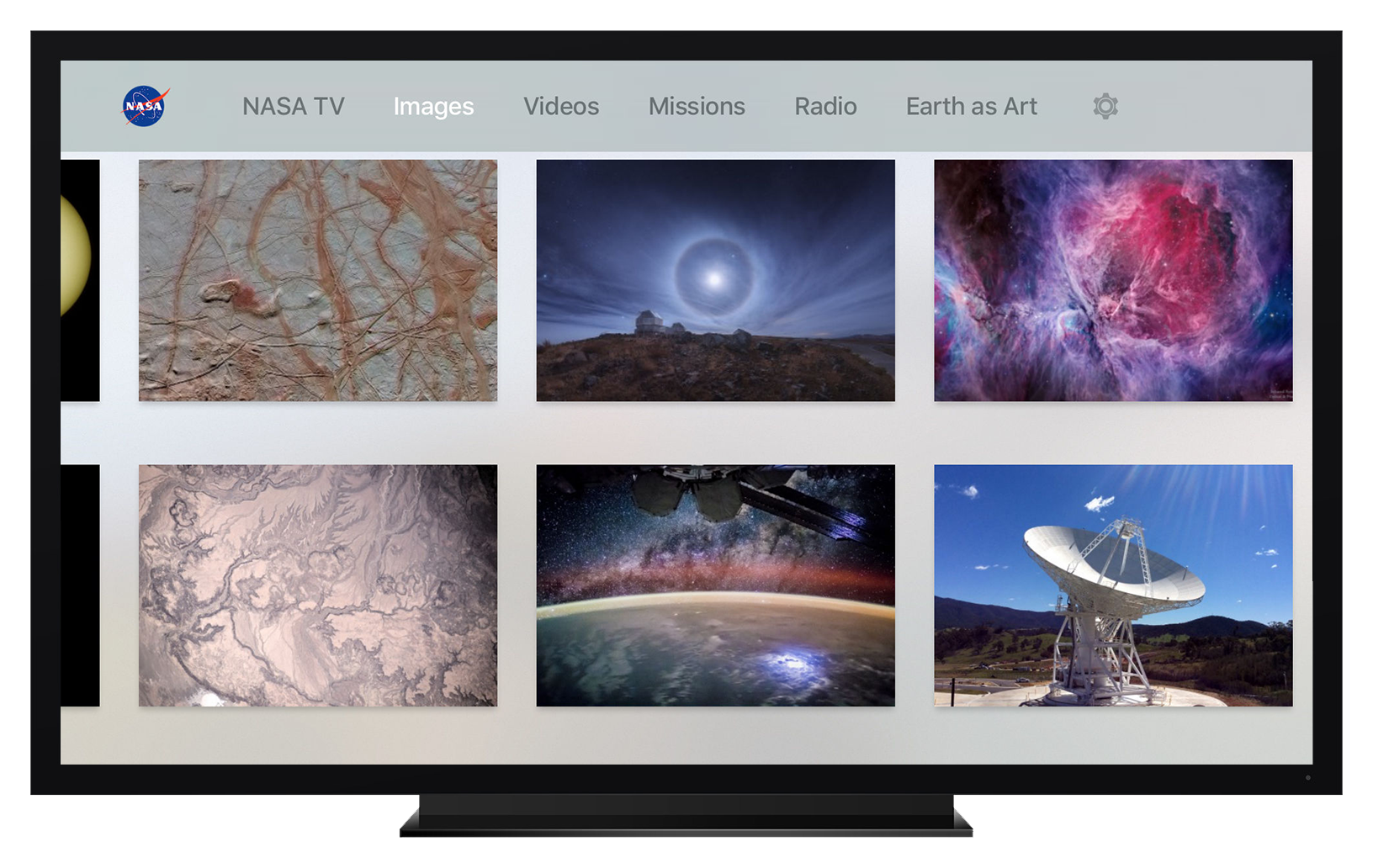 NASA livestream vanuit de ISS op de Apple TV