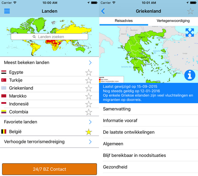 Buitenlandse Zaken apps