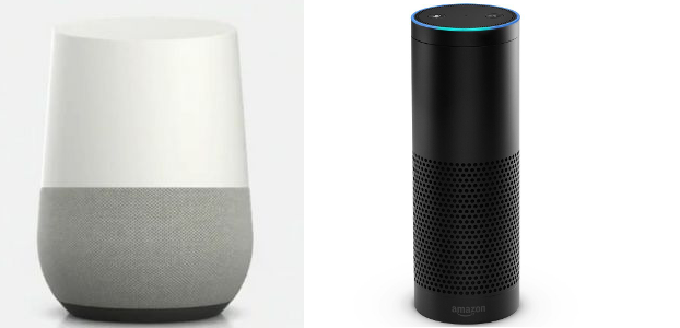 Google Home Amazon Echo