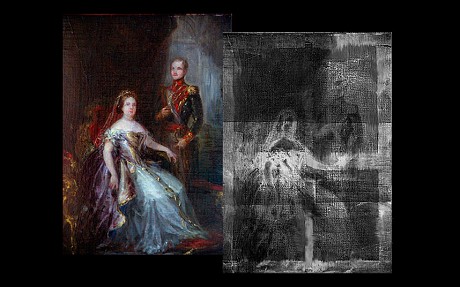 Dankzij de infraroodstralingen krijg je zicht op de lagen opgebouwd verf en composities van een kunstwerk