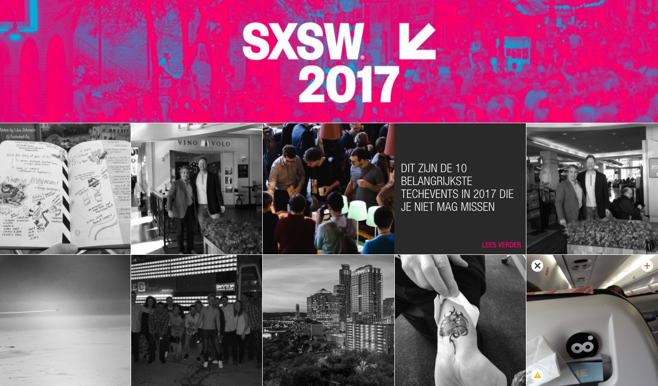 SXSW 2017 Event Wall