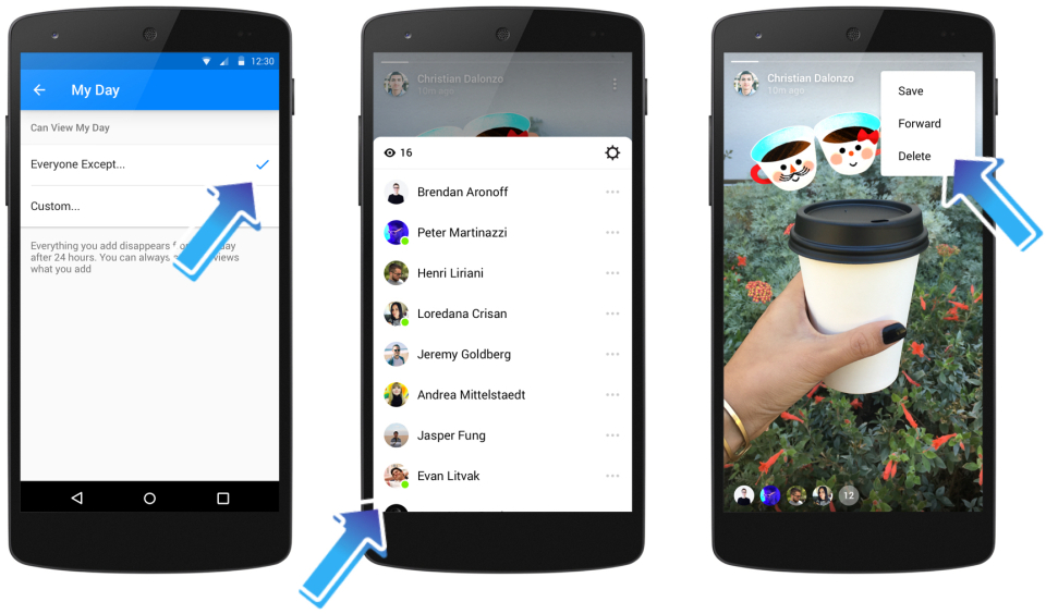 Facebook Messenger Day