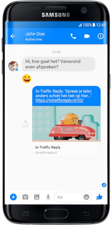 In-Traffic Reply Samsung