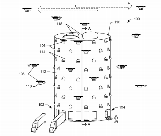 Bijenkorf drones Amazon patent