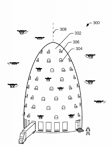 Bijenkorf drones Amazon patent