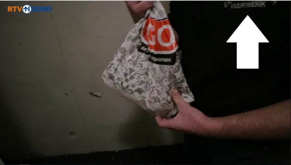 illegaal vuurwerk bij RTV Noord