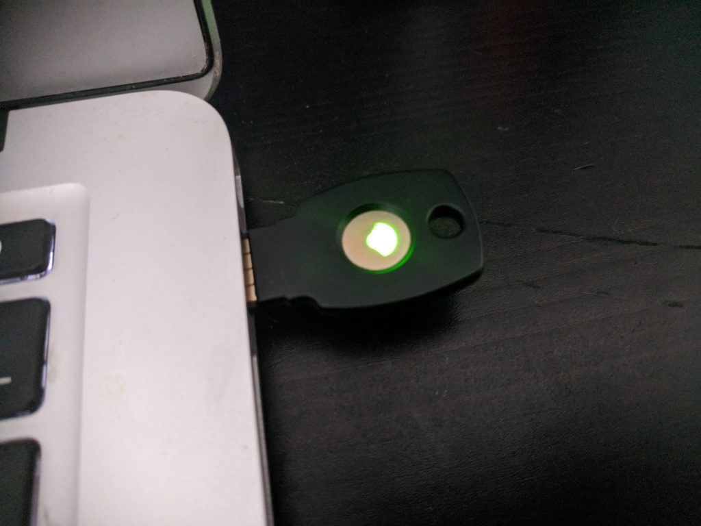 Fysieke beveiligingssleutels