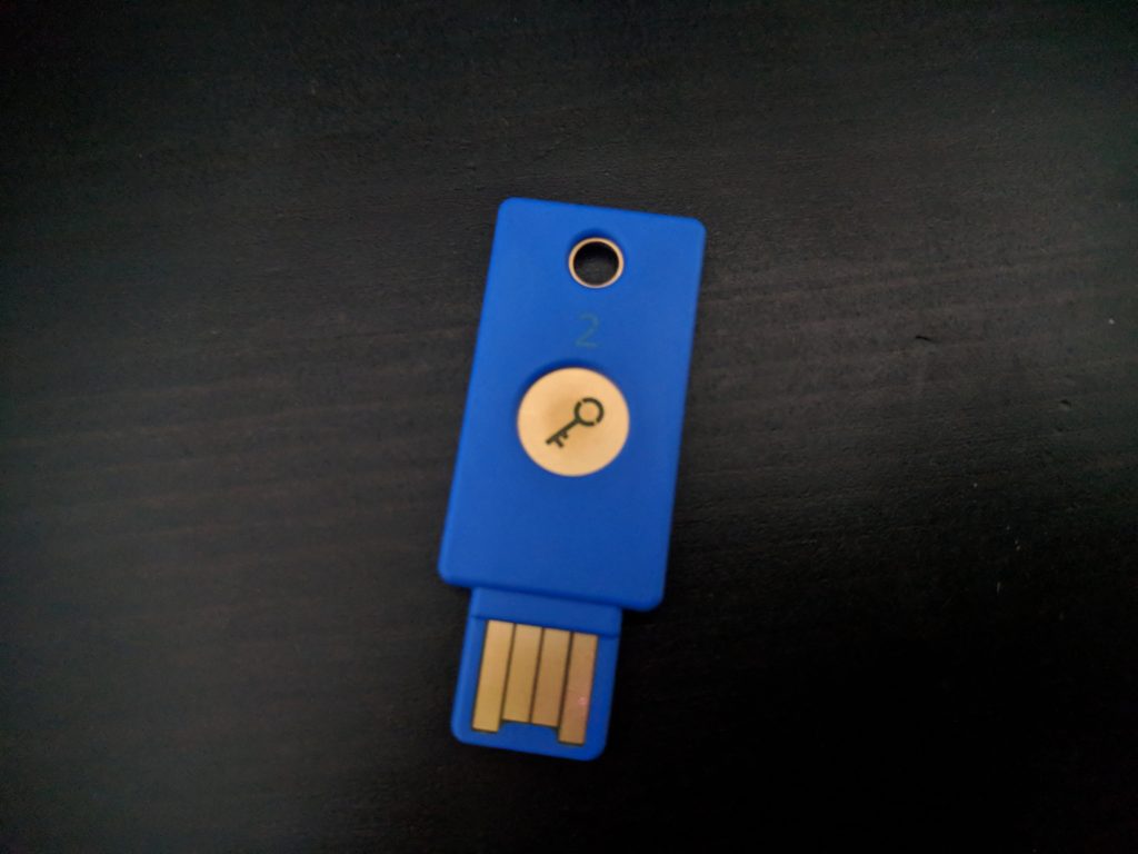 Fysieke beveiligingssleutels