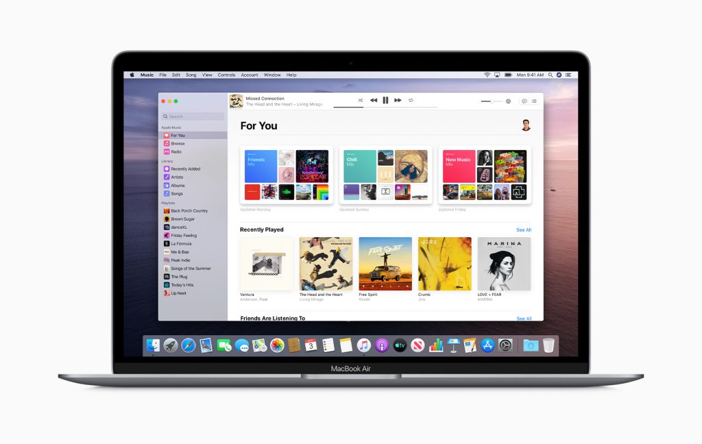 macOS Catalina, Apple, Apple Music