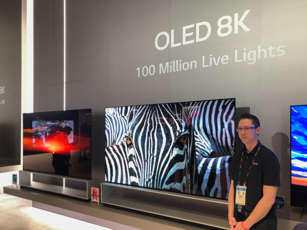 8K TV CES 2020
